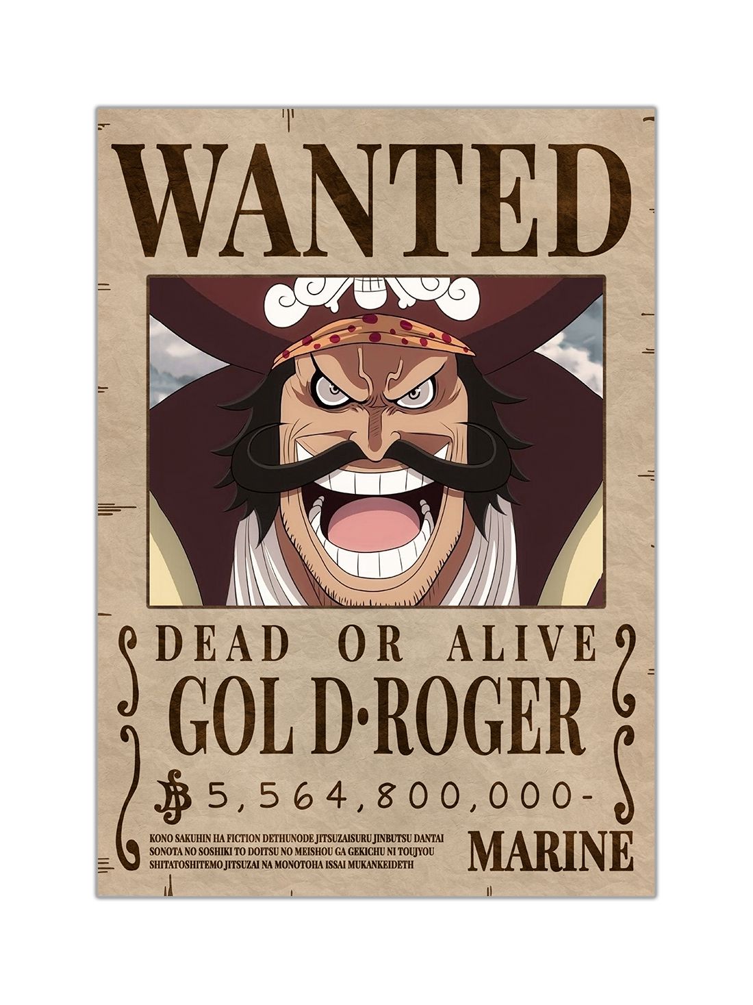 Poster One Piece - GOLD.ROGER