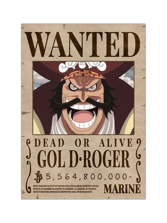 mini Poster One Piece - GOLD.ROGER