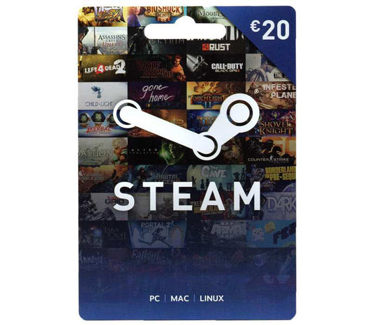 Carte prépayée Steam 20€